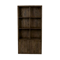 LABEL51 Boekkast Nori - Espresso - Mangohout