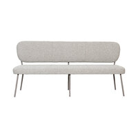 LABEL51 Eetkamerbank Singapore - Naturel - Boucle - 220 cm