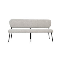 LABEL51 Eetkamerbank Singapore - Naturel - Boucle - 190 cm