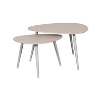 LABEL51 Eetkamerbank Singapore - Mushroom - Boucle - 160 cm