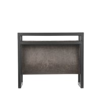 LABEL51 Magazinehouder - Antraciet - Leder - One Size