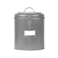LABEL51 Opbergdozen en manden Opbergblik - Antiek Grijs - Metaal - XL