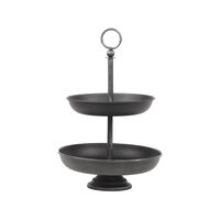 LABEL51 Woondecoratie Etagere - Antiek Zwart - Metaal - One Size