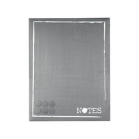 LABEL51 Wanddecoratie Memobord - Antiek Grijs - Metaal - One Size