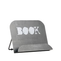 LABEL51 Keukenaccessoires Kookboekstandaard - Antiek Grijs - Metaal - One Size