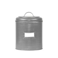 LABEL51 Opbergdozen en manden Opbergblik - Antiek Grijs - Metaal - XL