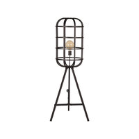 LABEL51 Vloerlampen Twine - Zwart - Metaal - SALE