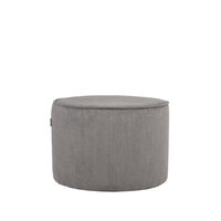 LABEL51 Poefs Tibo - Donkergrijs - Ribcord - One Size