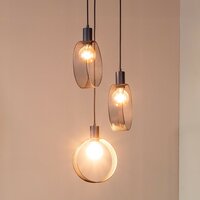 LABEL51 Hanglampen Ronda - Zwart - Metaal - 3-Lichts