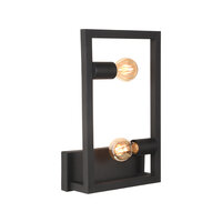 LABEL51 Wandlampen Quadrato - Zwart - Metaal - One Size