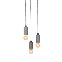 LABEL51 Hanglampen Fresco - Beton - Beton - 3-Lichts
