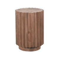 LABEL51 Bijzettafels Novan - Brown Espresso - Mangohout - 35 cm
