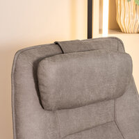 LABEL51 Sierkussens Hoofdkussen - Taupe - Micro Suede - One Size
