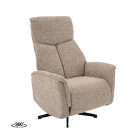 LABEL51 Fauteuils Aarhus - Mushroom - Boucle - 2-Motorig