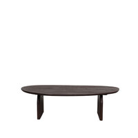 LABEL51 Salontafels Cooper - Espresso - Mangohout - 135 cm