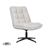 LABEL51 Fauteuils Vince - Naturel - Chenille - One Size