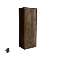 LABEL51 Bergkasten Nori - Espresso - Mangohout - 140 cm - Links