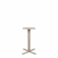 LABEL51 Eetkamertafels X-Poot - Taupe - Metaal - X-Poot 50x50 cm