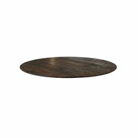 LABEL51 Eetkamertafels Tafelblad Rond - Espresso - - 130 cm - Rond Sloppy