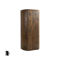 LABEL51 Bergkasten Saya - Espresso - Mangohout - 140 cm - Rechts
