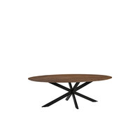 LABEL51 Eetkamertafels James - Nature Smooth - Mangohout - 160 cm - Ovaal