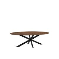 LABEL51 Eetkamertafels James - Nature Smooth - Mangohout - 190 cm - Ovaal