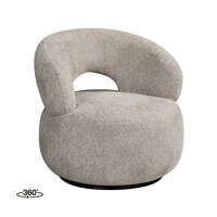 LABEL51 Fauteuils Nusenna - Beige - Geweven