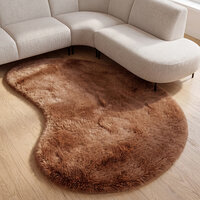LABEL51 Vloerkleden Indy - Chocolate - Polyester - 160x230 cm - Organisch