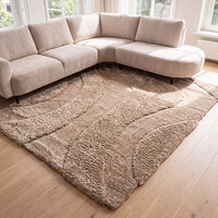 LABEL51 Vloerkleden Rima - Beige - Polyester - 200x290 cm