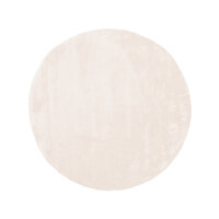 LABEL51 Vloerkleden Velo - Ivoor - Polyester - 200x200 cm - Rond
