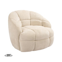 LABEL51 Fauteuil Bubble - Naturel - Raven - One Size