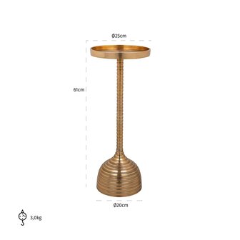 Bijzettafel Coney 25Ø (Gold)