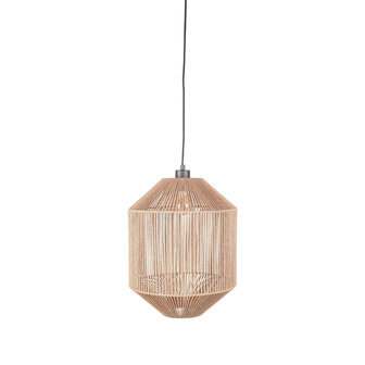 LABEL51 Hanglamp Ibiza - Naturel - Jute - 1-Lichts Cilinder