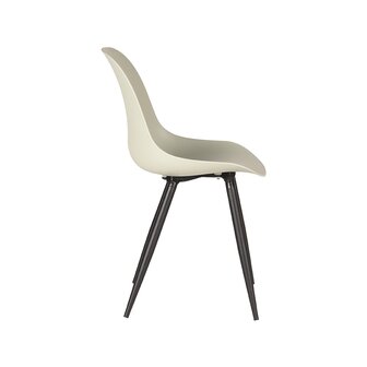 LABEL51 Eetkamerstoel Monza - Breeze - Kunststof - Black Frame