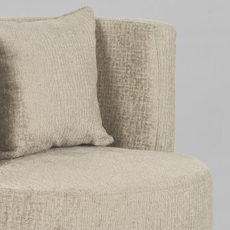LABEL51 Fauteuil Evy - Beige - Elegance - 65 cm