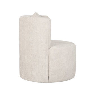 LABEL51 Fauteuil Evy - Naturel - Fluweel - 65 cm