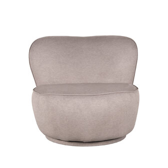 LABEL51 Fauteuil Bunny - Taupe - Microfiber - One Size