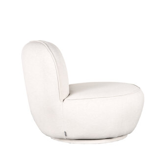 LABEL51 Fauteuil Bunny - Cr&egrave;me - Microfiber