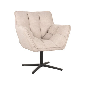 LABEL51 Fauteuil Ian - Naturel - Boucle