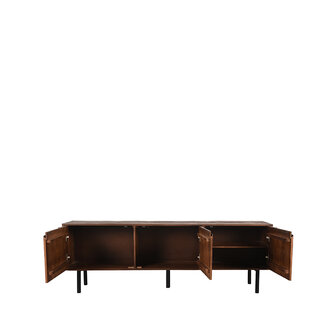LABEL51 Tv-meubel Rio - Espresso - Mangohout - 180 cm