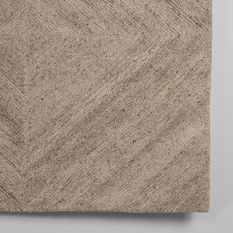 LABEL51 Vloerkleden Blendy - Taupe - Wol - 160x230 cm