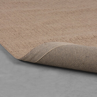 LABEL51 Vloerkleden Wolly - Taupe - Wol - 200x300 cm