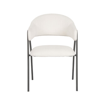 LABEL51 Eetkamerstoel Lowen - Ivory - Boucle