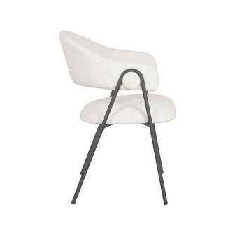 LABEL51 Eetkamerstoel Lowen - Ivory - Boucle