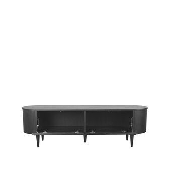 LABEL51 Tv-meubel Oliva - Zwart - Eiken - 180 cm