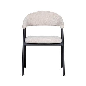 LABEL51 Eetkamerstoel Amaze - Naturel - Elite - Black Frame