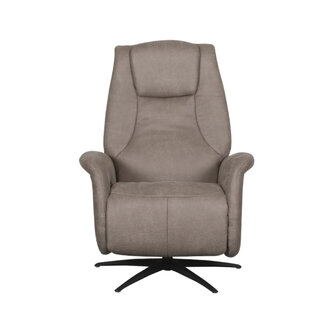 LABEL51 Fauteuil Stockholm - Taupe - Micro Suede - One Size