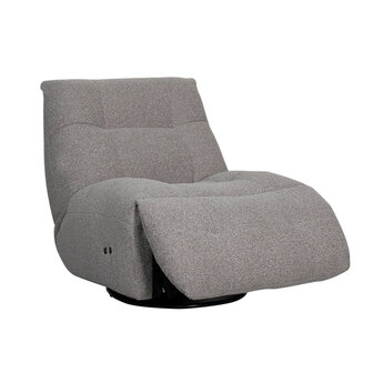 LABEL51 Fauteuil Relax &amp;amp; Recharge - Truffel grijs - Boucle
