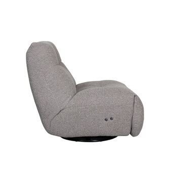LABEL51 Fauteuil Relax &amp;amp; Recharge - Truffel grijs - Boucle