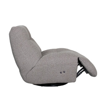 LABEL51 Fauteuil Relax &amp;amp; Recharge - Truffel grijs - Boucle